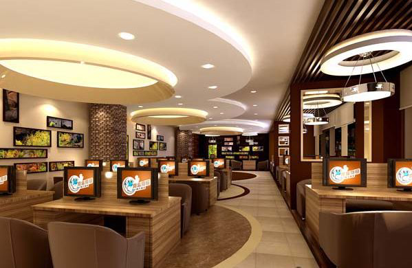 網(wǎng)吧裝修小技巧，教你三招花最少的錢達到最好(圖1)