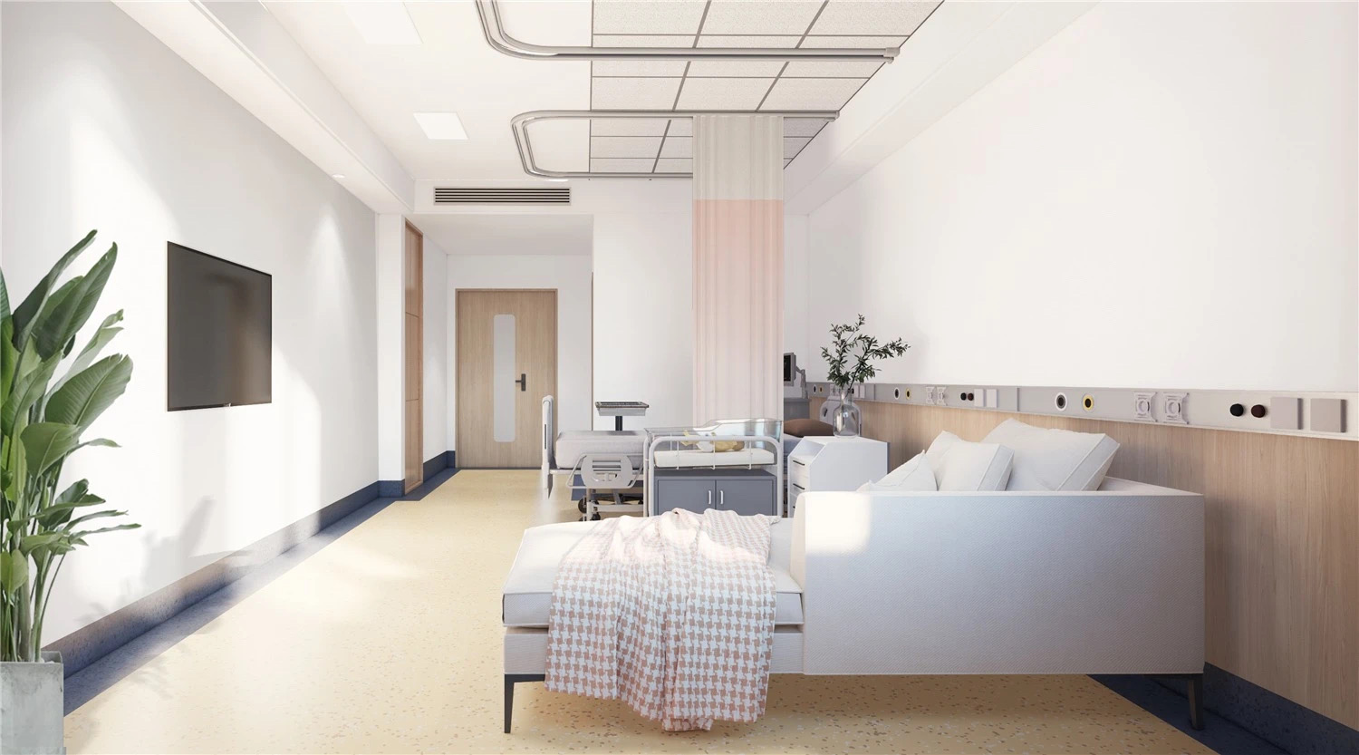 【醫(yī)院案例】婦產(chǎn)醫(yī)院這樣設(shè)計(jì)，簡而不失其華！(圖3)