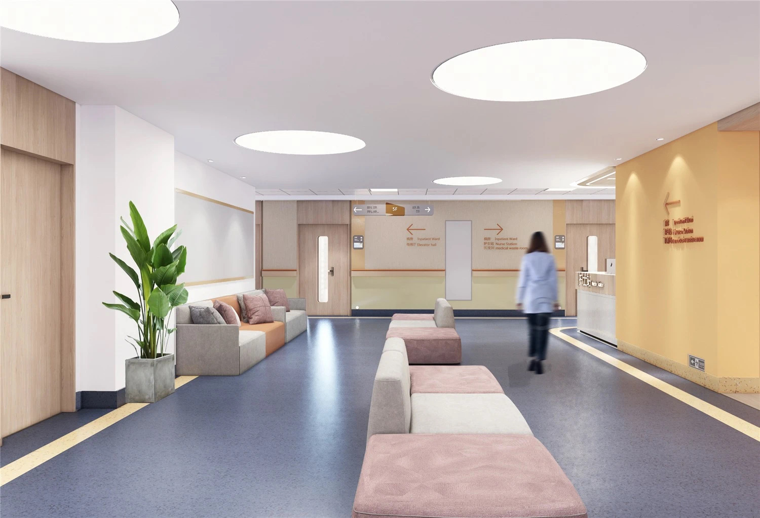 【醫(yī)院案例】婦產(chǎn)醫(yī)院這樣設(shè)計(jì)，簡而不失其華！(圖11)