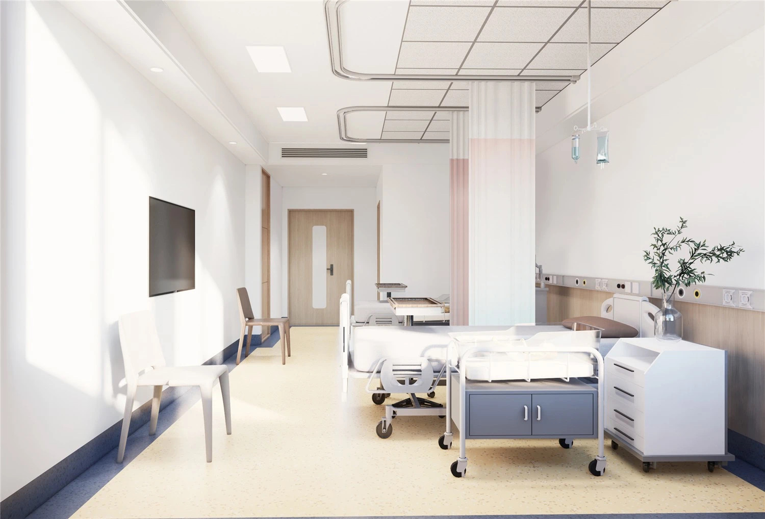 【醫(yī)院案例】婦產(chǎn)醫(yī)院這樣設(shè)計(jì)，簡而不失其華！(圖5)