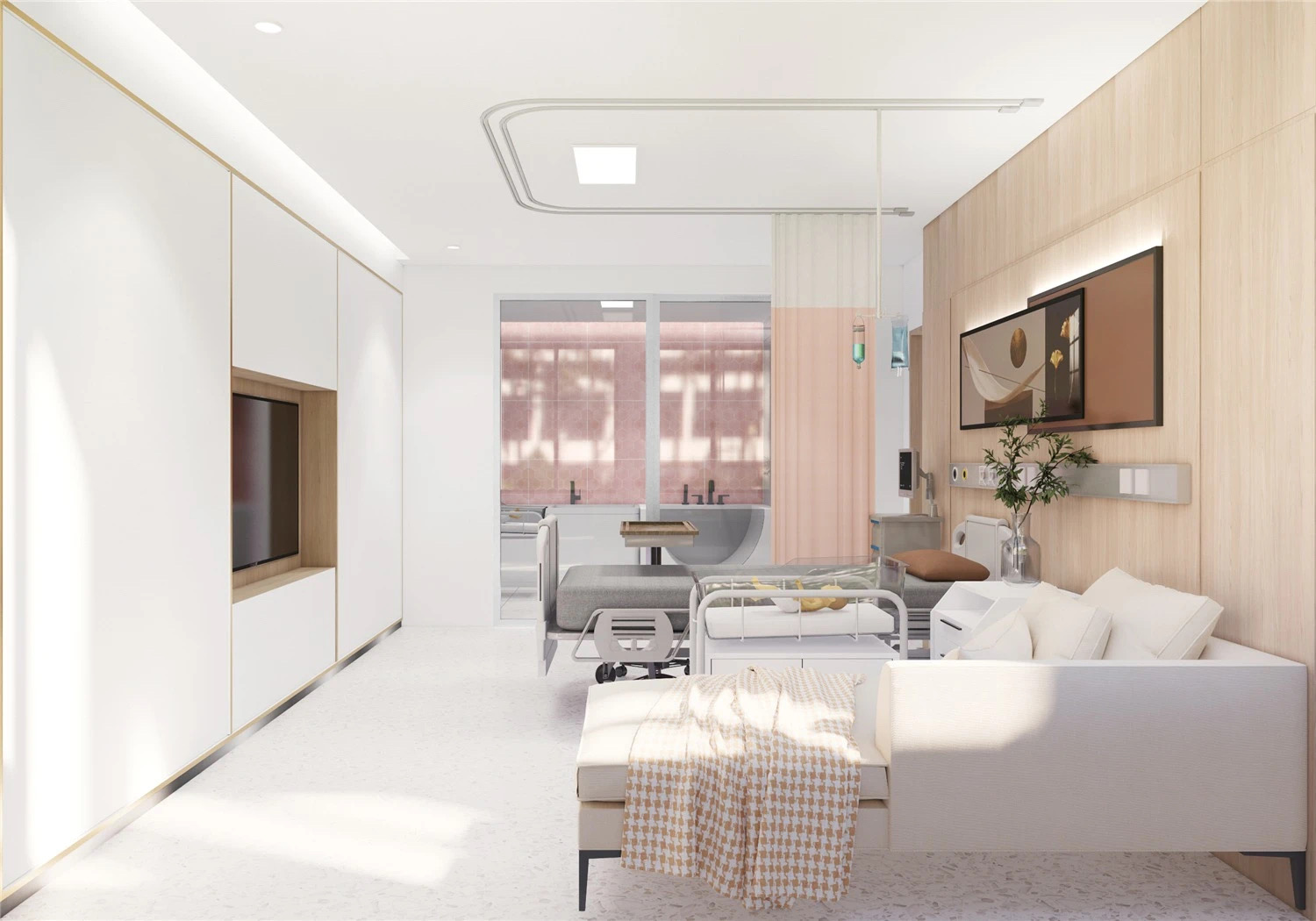 【醫(yī)院案例】婦產(chǎn)醫(yī)院這樣設(shè)計(jì)，簡而不失其華！(圖6)